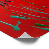 abstraktes Kunstposter Poster (Ecke)