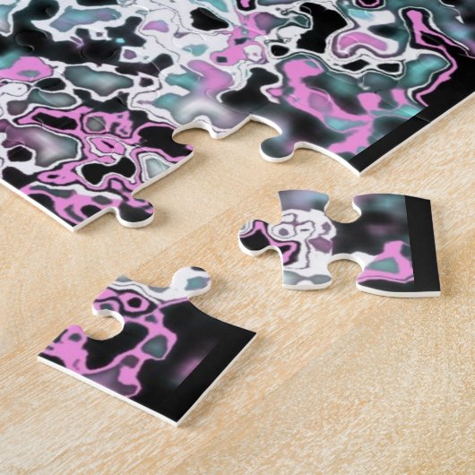 abstraktes Kunstpuzzlespiel Puzzle (Seite)