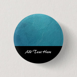 Abstraktes Kunstwerk aus Blauem Eis Button