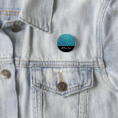 Abstraktes Kunstwerk aus Blauem Eis Button (Beispiel)