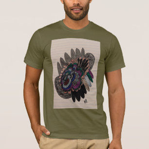 Abstraktes Kunstzeichnungs-T-Shirt T-Shirt
