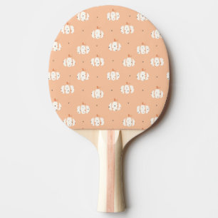 Abstraktes Kürbismuster Ping Pong Paddle Tischtennis Schläger
