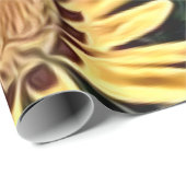 Abstraktes Land Gelb Daisy Geschenkpapier (Rolleneckpunkt)