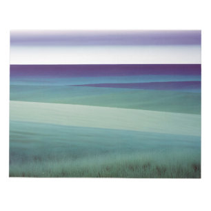 Abstraktes Landschaftsfeld Natur Hintergrund Kunst Notizblock