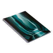 Abstraktes Landschaftsplaner Hintergrundbilder Kun Notizblock (Rechte Seite)