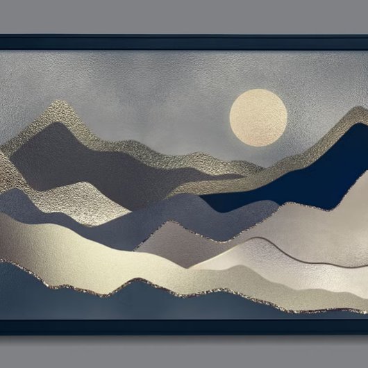 Abstraktes Landschaftspopster Poster