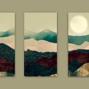 Abstraktes Landschaftspopster Poster