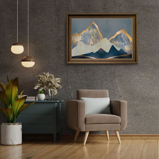 Abstraktes Landschaftspopster Poster