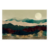 Abstraktes Landschaftspopster Poster (Vorderseite)