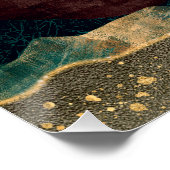 Abstraktes Landschaftspopster Poster (Ecke)