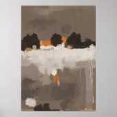 Abstraktes Landschaftsposter (unrahmend) Poster (Vorne)