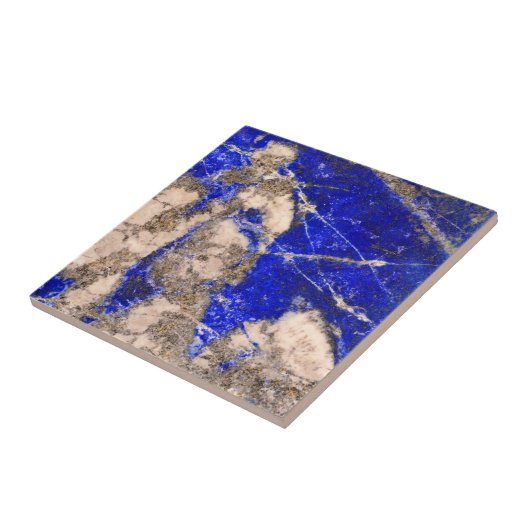 Abstraktes Lapis-Blaugraues Granitmuster Fliese (Seite)