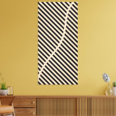 Abstraktes Laserschnittfeld Leinwanddruck (Insitu (Wohnzimmer))