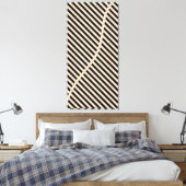 Abstraktes Laserschnittfeld Leinwanddruck (Insitu (Schlafzimmer))