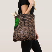 Abstraktes Laubbaumgestein grün Tasche (Von Nahem)