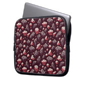 Abstraktes Lava Rock Pattern Laptopschutzhülle (Vorderseite Links)