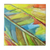 Abstraktes Leadesign Fliese (Vorderseite)