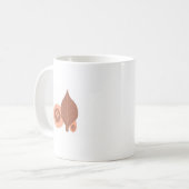 Abstraktes Leadesign Kaffeetasse (Vorderseite Links)