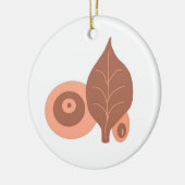 Abstraktes Leadesign Keramikornament (Links)