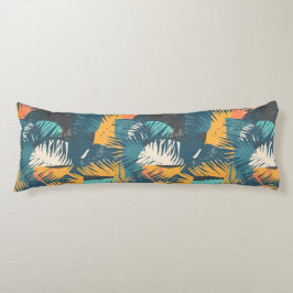 Abstraktes Leaf Muster Kissen