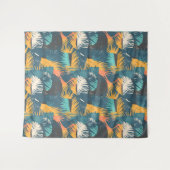 Abstraktes Leaf-Muster Wandteppich (Vorderseite (Horizontal))