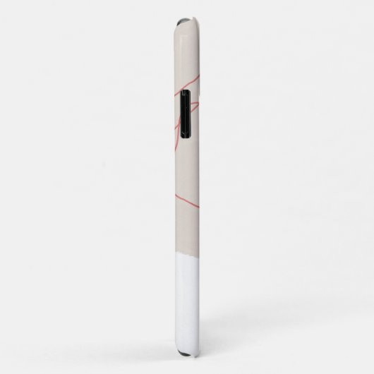 Abstraktes Leaf Terra Cotta Shapes Case-Mate iPhone Hülle (Hinten/Rechts)