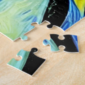 Abstraktes, lebendiges Kunstmuseum Puzzle (Seite)