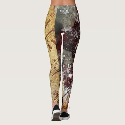 Abstraktes Leggings (Rückseite)