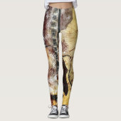 Abstraktes Leggings (Vorderseite)