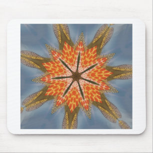 Abstraktes Leopardenmuster: Ein Kaleidoskop-Effekt Mousepad