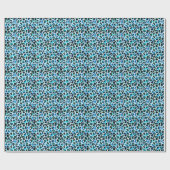 Abstraktes Leopardenmuster Geschenkpapier (Flach)