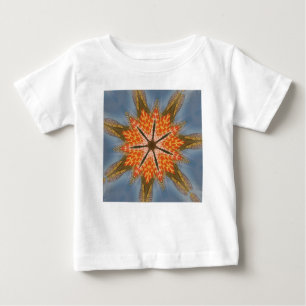 Abstraktes Leopardenmuster: Kaleidoskop-Effekt Baby T-shirt
