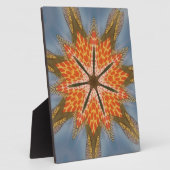 Abstraktes Leopardenmuster: Kaleidoskop-Effekt Fotoplatte (Seite)