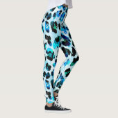 Abstraktes Leopardenmuster Leggings (Rechts)