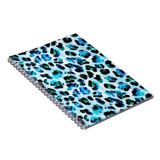 Abstraktes Leopardenmuster Notizblock (Rechte Seite)