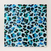 Abstraktes Leopardenmuster Puzzle (Horizontal)