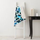 Abstraktes Leopardenmuster Sherpadecke (Beispiel)