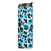 Abstraktes Leopardenmuster Thermosbecher (Nach links gedreht)