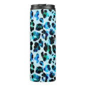 Abstraktes Leopardenmuster Thermosbecher (Rückseite)