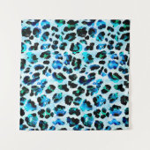 Abstraktes Leopardenmuster Wandteppich (Vorderseite (Horizontal))