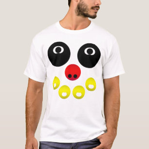 Abstraktes Leuchtgesicht T-Shirt