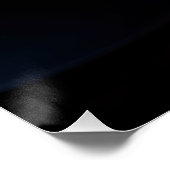 Abstraktes Leuchtglas Poster (Ecke)