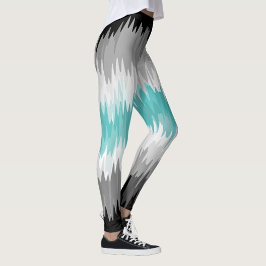 Abstraktes LIbramasculine-Flag Leggings (Rechts)