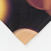 Abstraktes Licht: Einfache Textur Fleecedecke (Ecke)