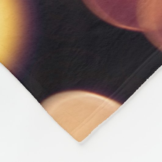 Abstraktes Licht: Einfache Textur Fleecedecke (Ecke)