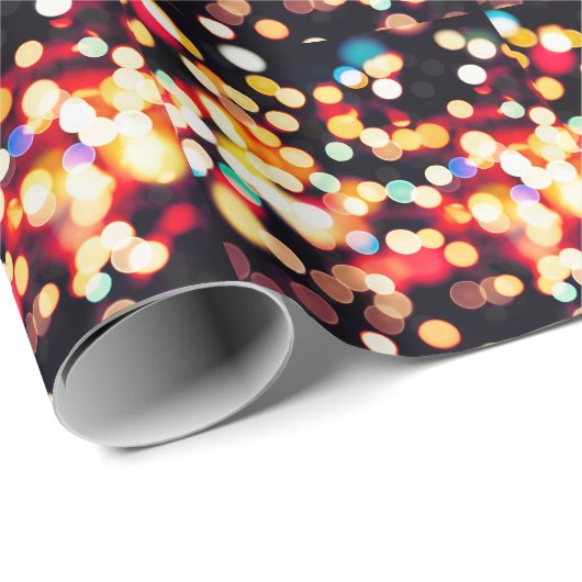 Abstraktes Licht: Einfache Textur Geschenkpapier (Rolleneckpunkt)