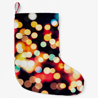 Abstraktes Licht: Einfache Textur Kleiner Weihnachtsstrumpf