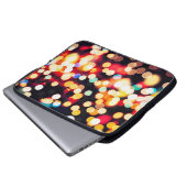 Abstraktes Licht: Einfache Textur Laptopschutzhülle (Vorne Knopf)
