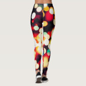 Abstraktes Licht: Einfache Textur Leggings (Rückseite)
