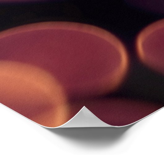 Abstraktes Licht: Einfache Textur Poster (Ecke)